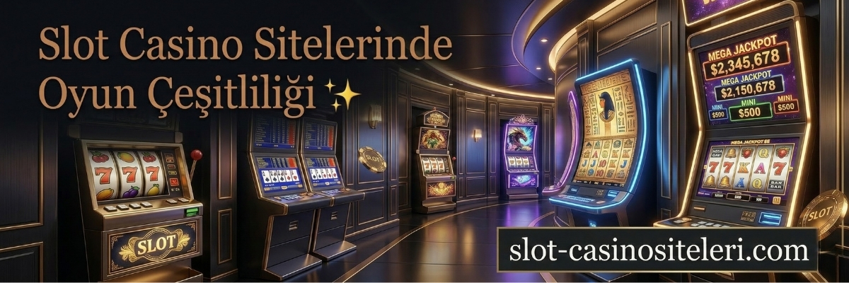 Slot Casino Sitelerinde Oyun Çeşitliliği